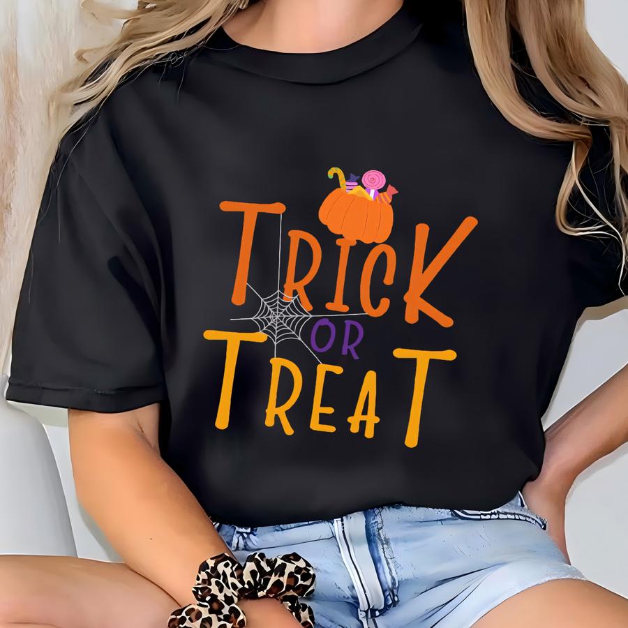Trick Or Treat Halloween Hoodie, Halloween Slime Slogan Shirt, Halloween Graphic Tee, Spooky Season Shirt, Cute Halloween Tee, Fall Shirts T-shirt