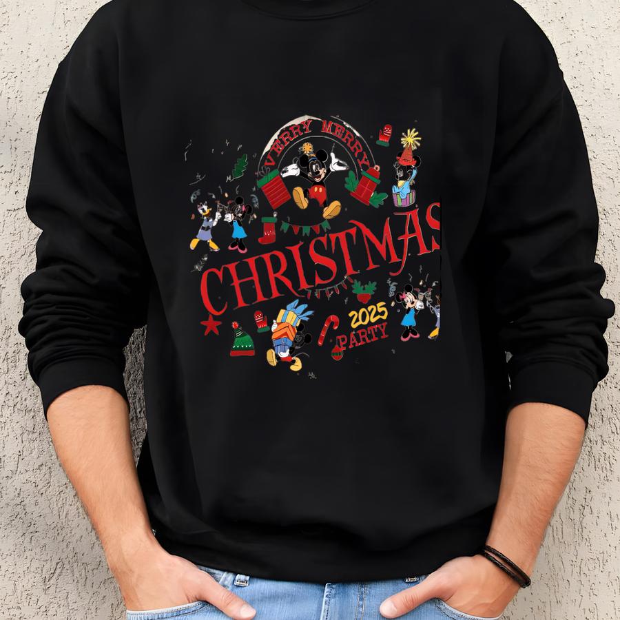 Friends Christmas Party Hoodie: Land Holiday Sweatshirt Sweatshirt