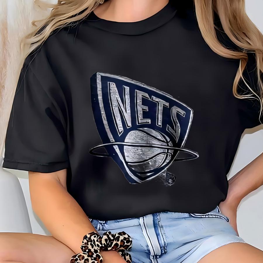 Vintage Brooklyn Nets Hoodie T-shirt