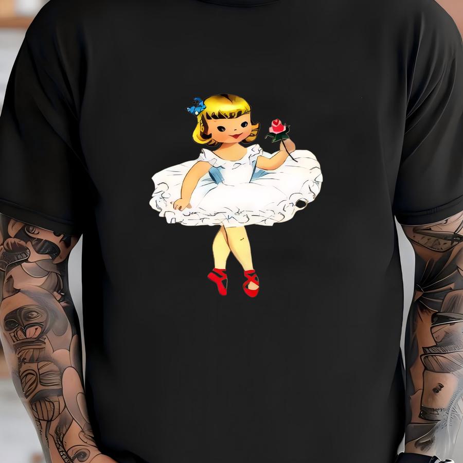 Ballet Girl With Name, Personalized Ballet For Women, Ballet For Toddlers And Little Girl, Dance Class Tee Teacher Gift T-shirt