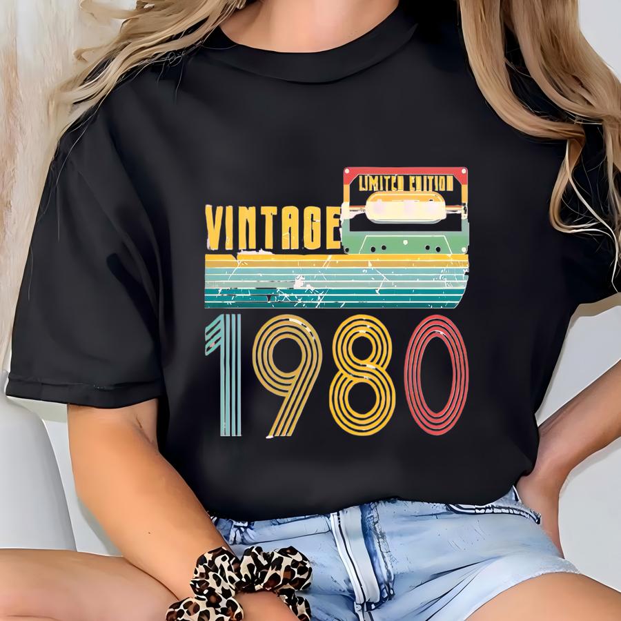 45th Birthday Sweatshirt, 45th Birthday Gift Women, 45th Birthday Gift, 1980 Sweatshirt, 45th Birthday Hoodie, Happy Birthday Sweatshirt T-shirt