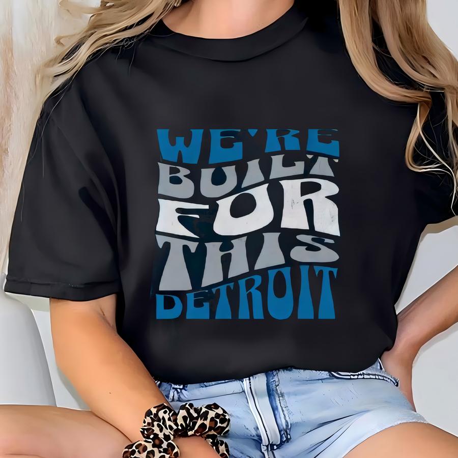 Detroit Football Sweatshirt, Detroit Football Tee, Lion Mascot, Detroit Football Shirt, Detroit Sweater, Sunday Football, Tailgate Game Day T-shirt