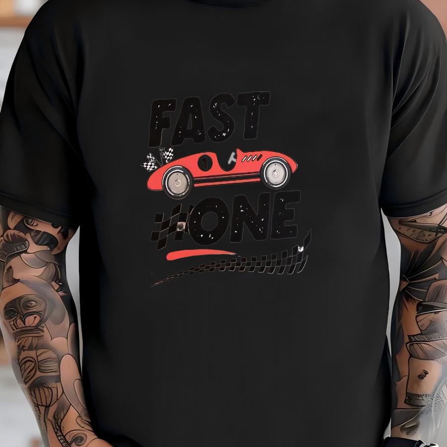 Fast One Shirt, Fast One Birthday, Pit Crew Shirts, Custom Race Car Tshirt, Matching Family Racing Shirt, Group Racing Tshirt, Racing Shirts T-shirt