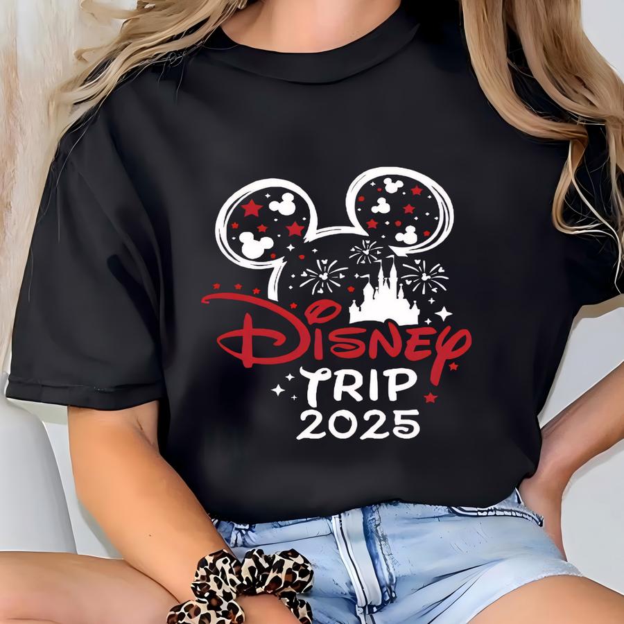 Family Trip 2025 Shirt, Custom Family Vacation, Family Matching Trip Shirt, Land Trip 2025, Walt World Tee T-shirt