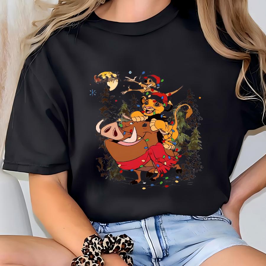 ® Hakuna Matata Christmas Shirt, Lion King Toddler Shirt, Animal Kingdom Family Shirt, Gift For Christmas T-shirt