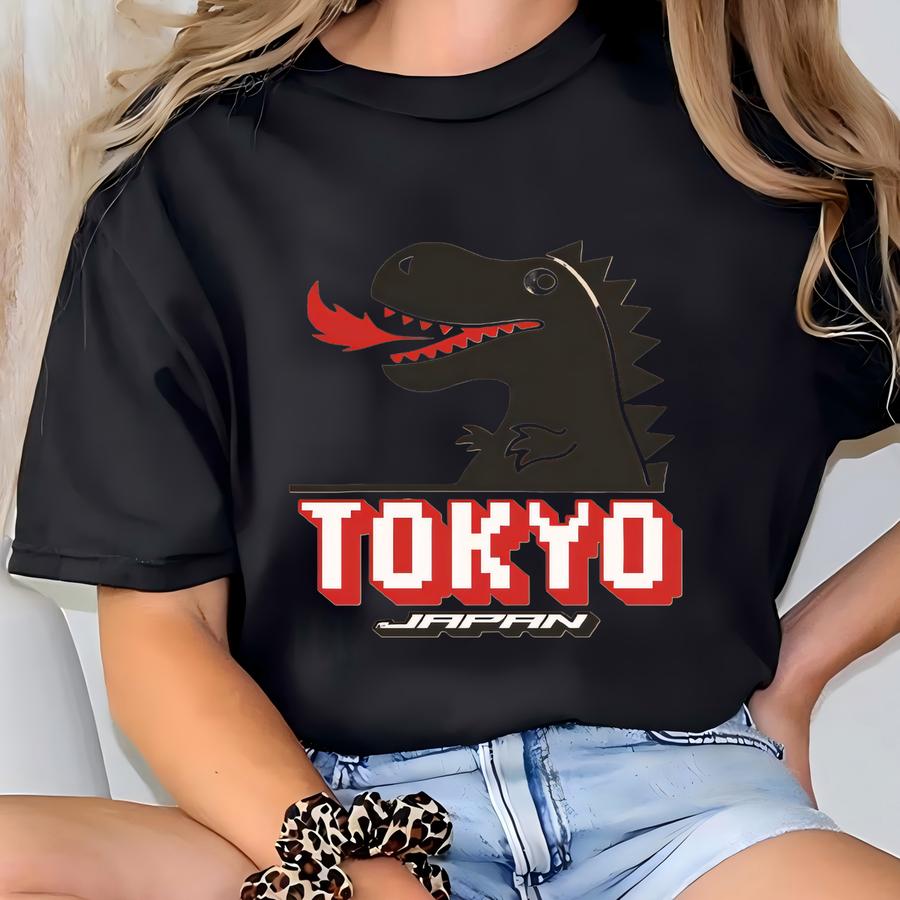 Tokyo Dinosaur Hoodie: Japan Souvenir Tee T-shirt