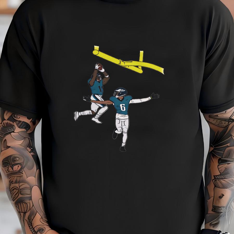 Aj Brown And Devonta Smith Lob Celebration Hoodie T-shirt
