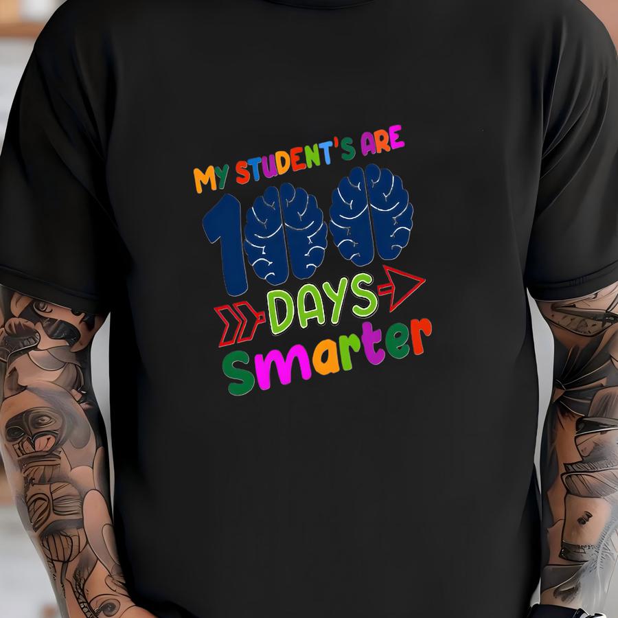 100 Days Smarter Shirt, 100 Days Of School Shirt, Teacher Shirt, 100 Magical Days Shirt, Back To School Shirt, Funny Teacher Shirt, School T-shirt
