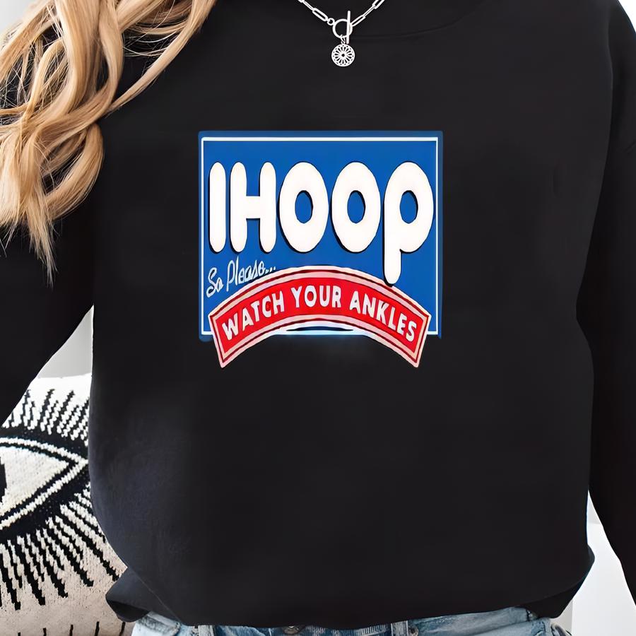 Ihoop Graphic Youth Hoodie, Basketball Gift Sweatshirt