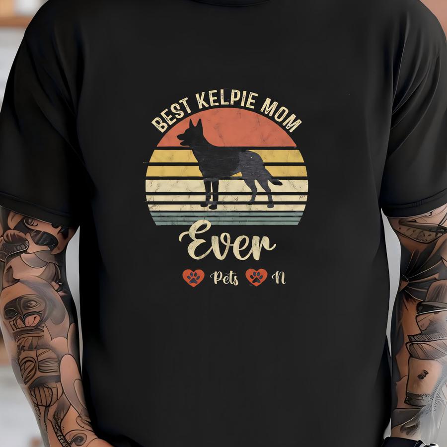 Kelpie Shirt / Sweatshirt / Hoodie, Australian Kelpie Mom Custom Hoodie, Kelpie Mama Personalized Tee, Kelpie Gift For Women, Kelpie Tshirt T-shirt