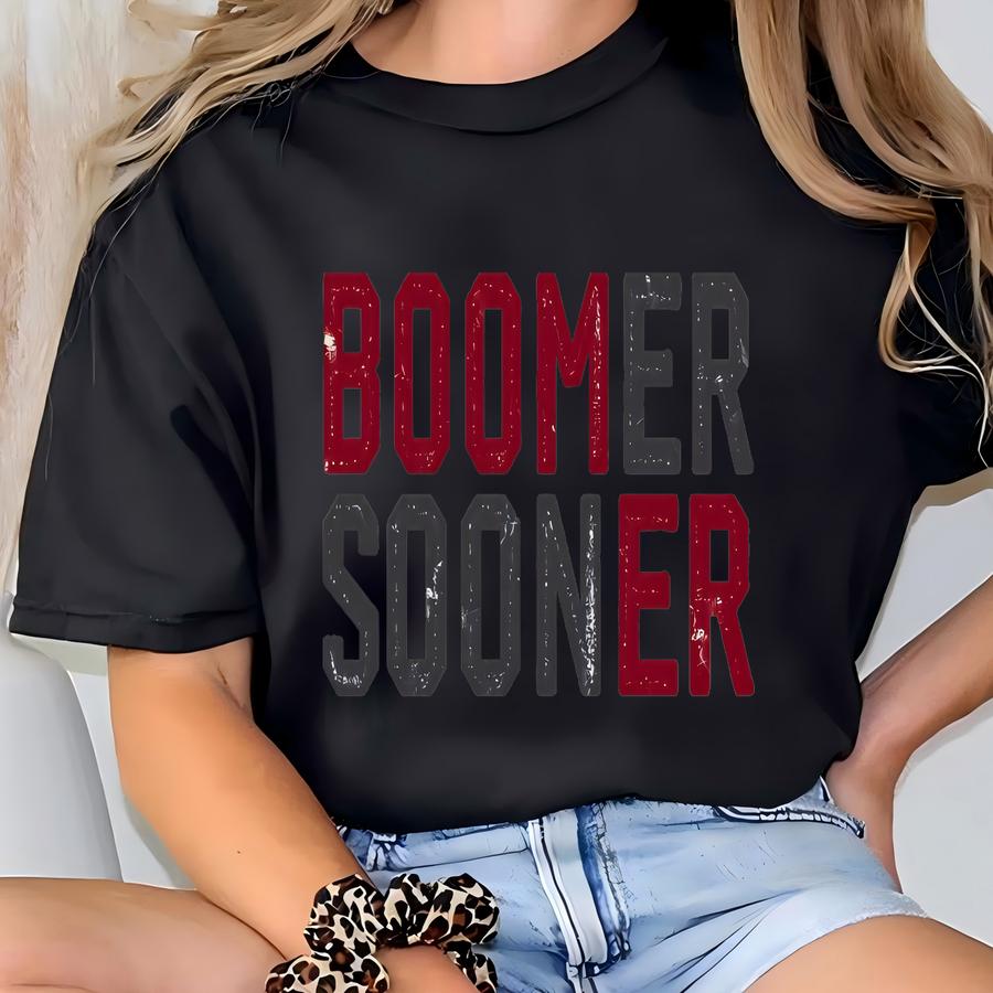 Boomer Sooner - The University Of Oklahoma T-shirt