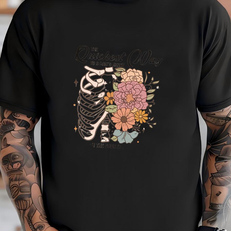 Cute Doctor Shirt ,doctor Gift, Quickest Way To A Man's Heart Shirt, Gift For Doctor, Gift For Nurse, Tshirt For Doctor, Surgeon T-shirt