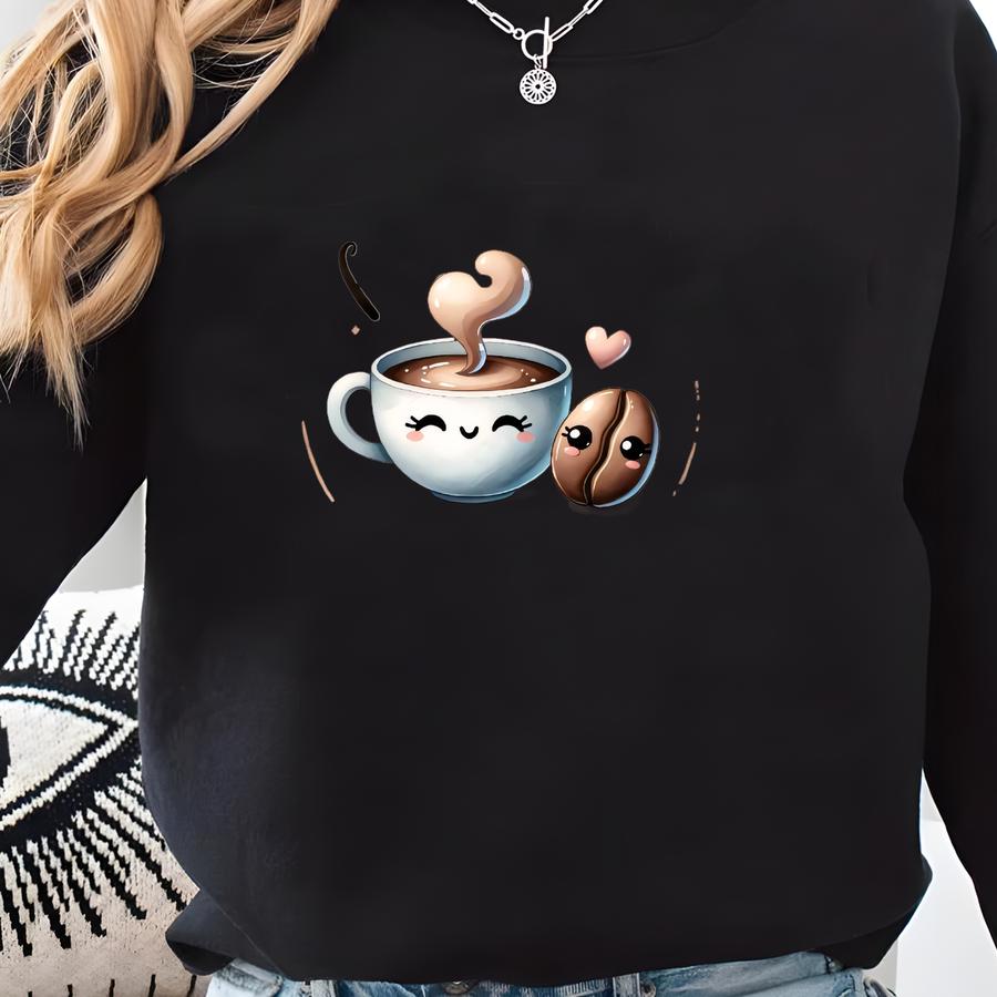 For The Tolve Of Coffee Sweatshirt, Coffee Weather Hoodie, Coffee Lover, Coffee Sweatshirt, Cozy Weather, Hoodie, Cute Coffee Sweatshirt