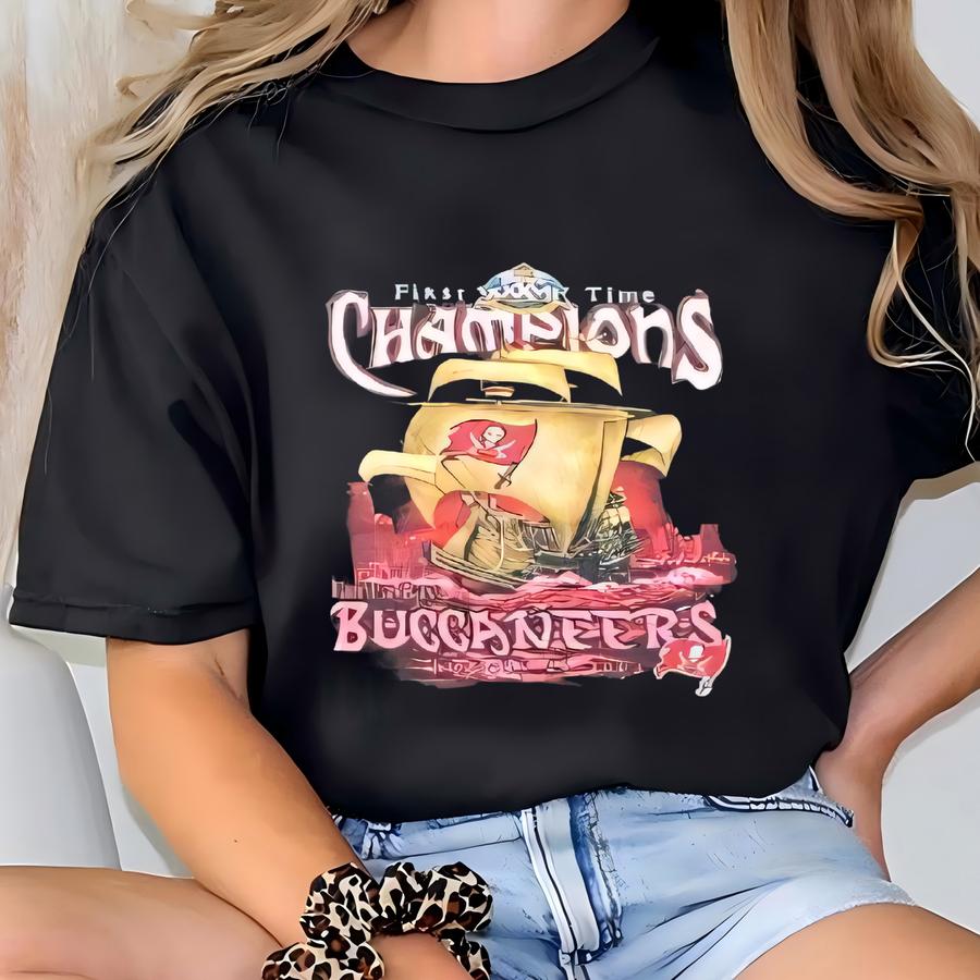 Vintage Tampa Bay Buccaneers Super Bowl Bowl Xxxvii Champions T Shirt Tee Reebok Size Xxl 2xl Football Florida Brady 00s T-shirt