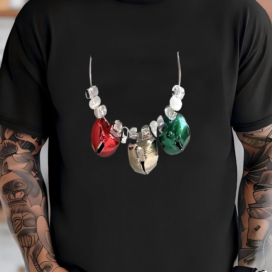 Christmas Jingle Bells Tumbler Charm Cup Charm Tumbler Accessories Handle Charm Christmas Gift Water Bottle Stocking Stuffer T-shirt