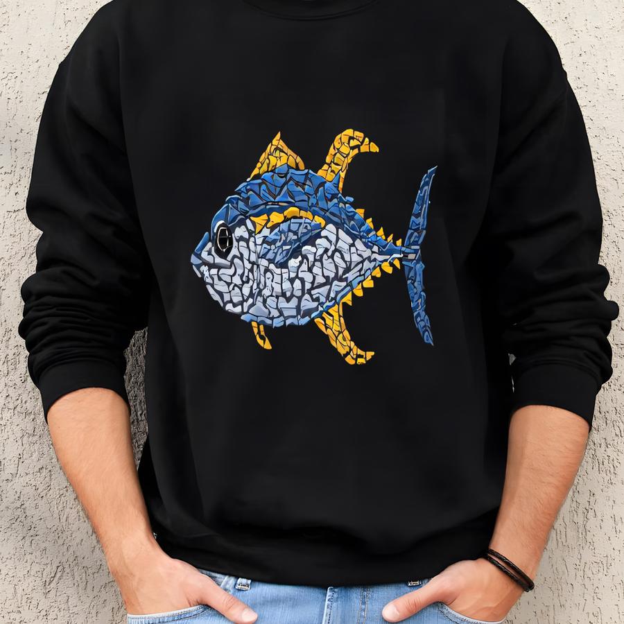 Fish Hat, Fishing Apparel, Custom Design Hat Sweatshirt