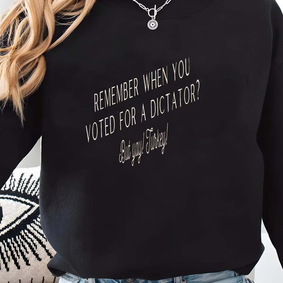 Political Thanksgiving Sweater, Political Christmas Crewneck, 2024, Hold People Accountable For Their Vote Sweatshirt
