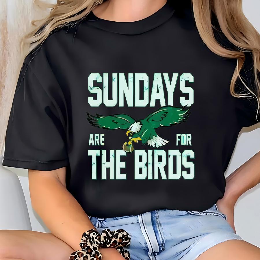 Sundays Are For The Birds Philadelphia Kids Hoodie Sweatshirt - Distressed Vintage Style T-shirt