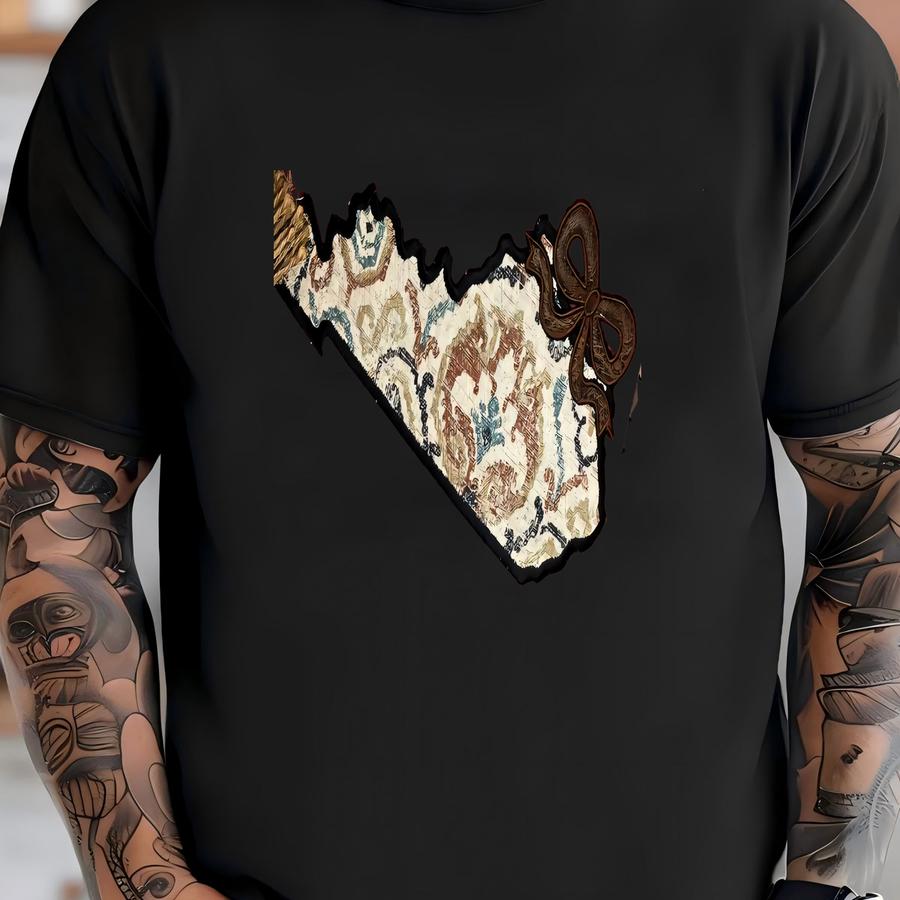 Long Sve Coquette Bow Kentucky Shirt, Kentucky, Coquette, Boho, Leather, Bows, Girl Gift, Women's Gift, Christmas Gift, Birthday Gift, Ky T-shirt