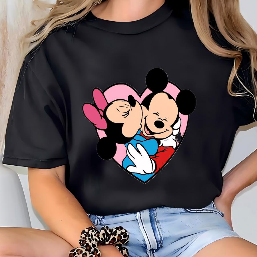 ®  And Shirt, Hearts Couple Shirt, Valentine's Day Hoodie, Retro Sweatshirt, Gift For Her T-shirt