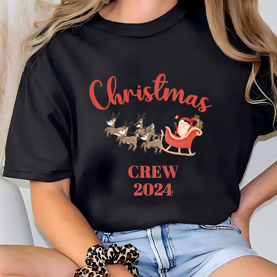 Matching Family Christmas Crew Shirt, Xmas 2025 Sweatshirt T-shirt