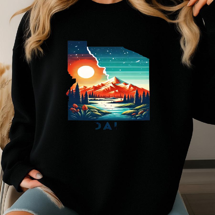 Idaho Sweatshirt, Idaho Shirt, Idaho Gift, State Of Idaho, Vintage Idaho Hoodie, Women's Idaho Shirt , Idaho Vacation, Idaho Trip Shirt Sweatshirt