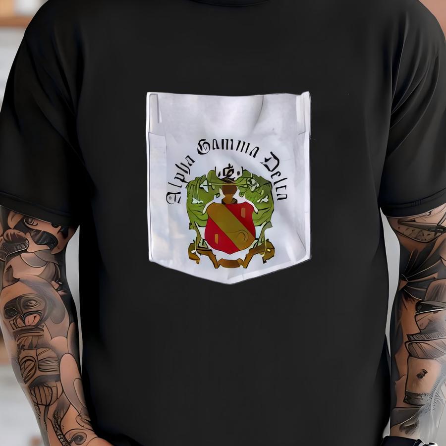 Small, 1980s Alpha Gamma Delta Sorority Polo T-shirt