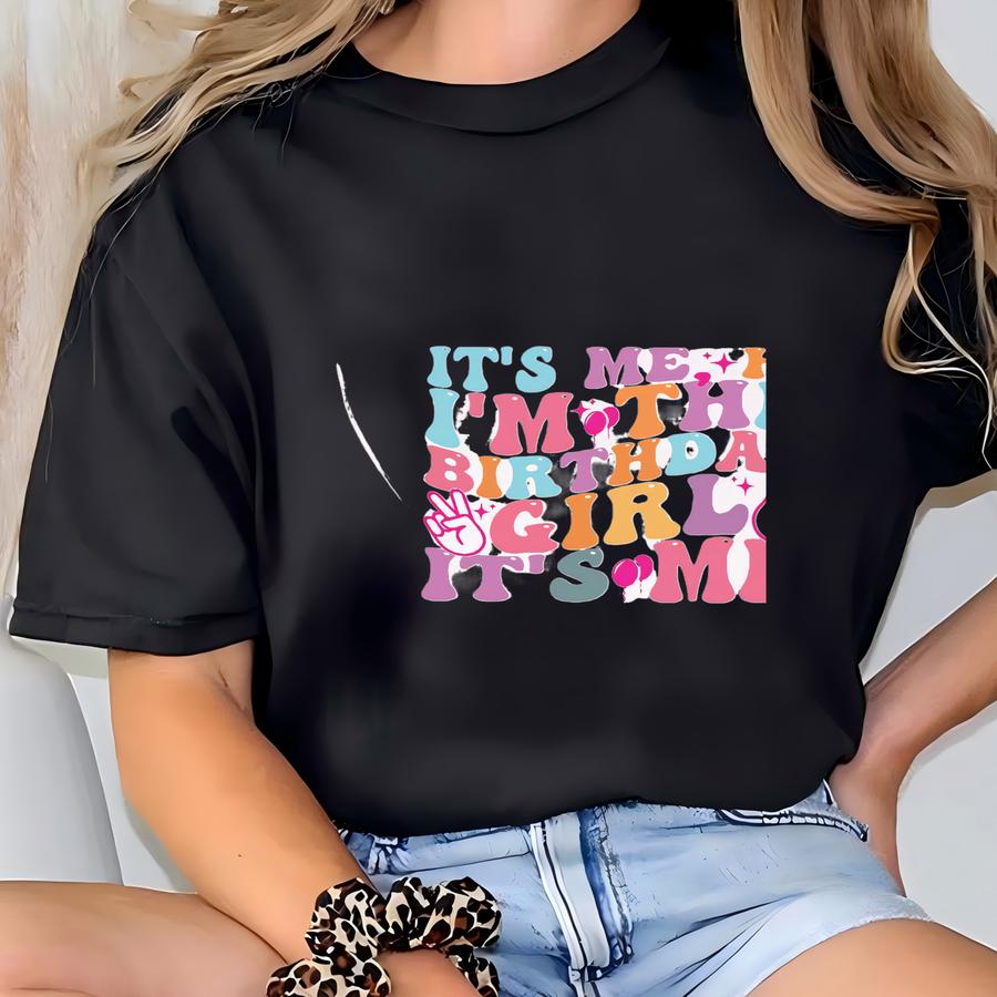 Custom Birthday Sweatshirt 9, It's Me Hi I'm The Birthday It's Me Back And Front Sweat, Birthday Party Gift Sweat, Custom Birthday Shirt T-shirt