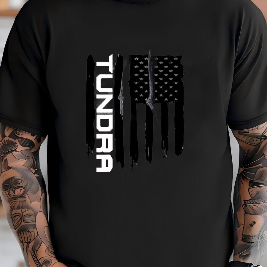Tundra American Flag Pullover Hoodie T-shirt