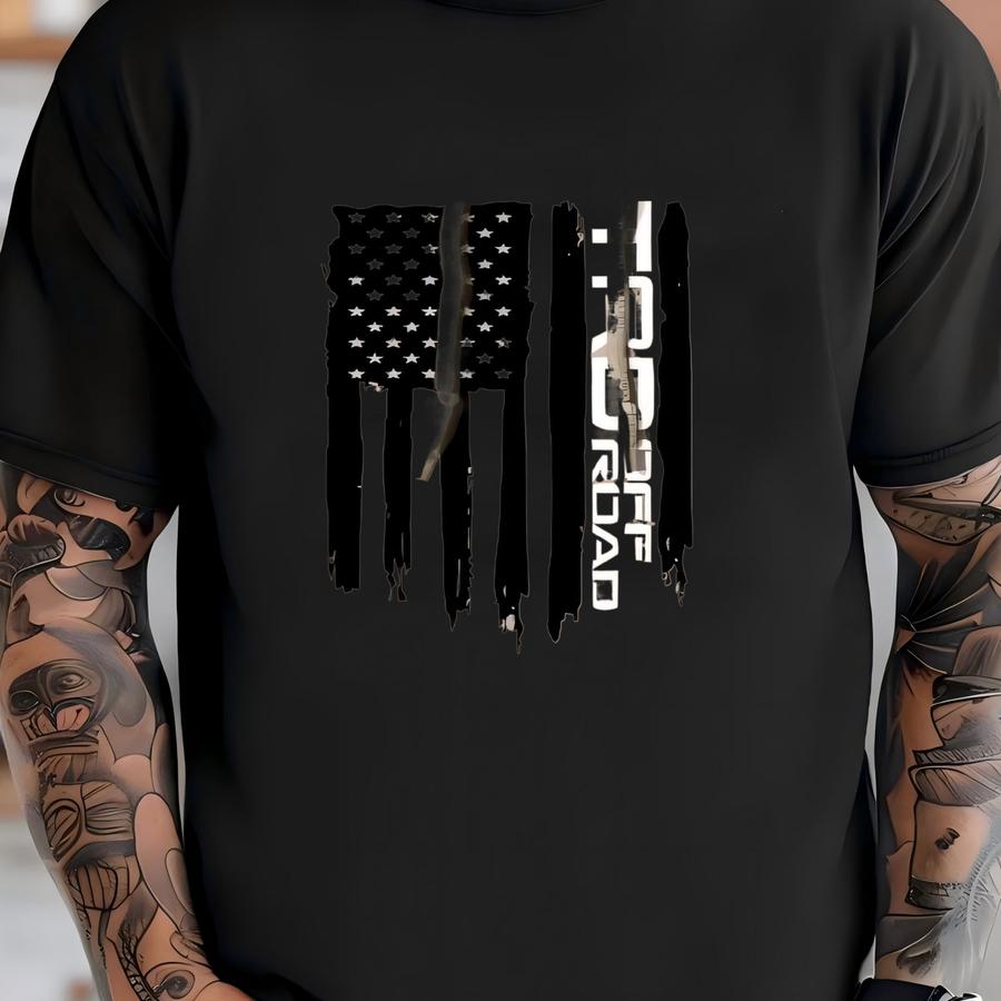 Trd Off-road American Flag Usa Pullover Hoodie T-shirt