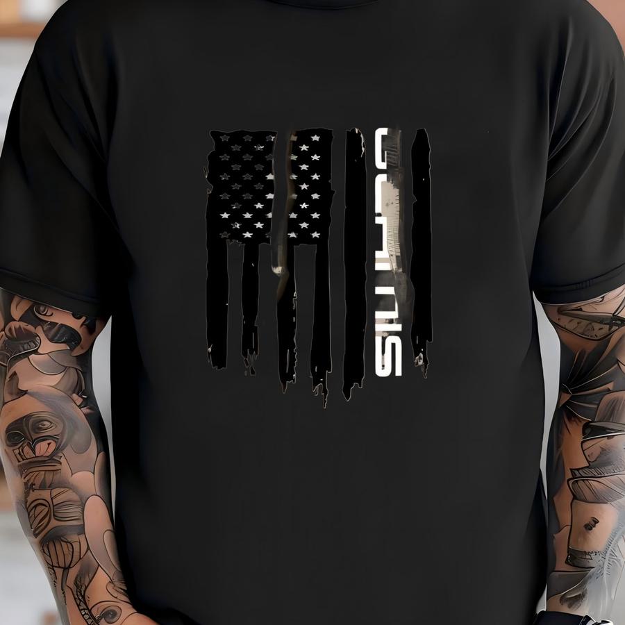 Glamis American Flag Pullover Hoodie T-shirt