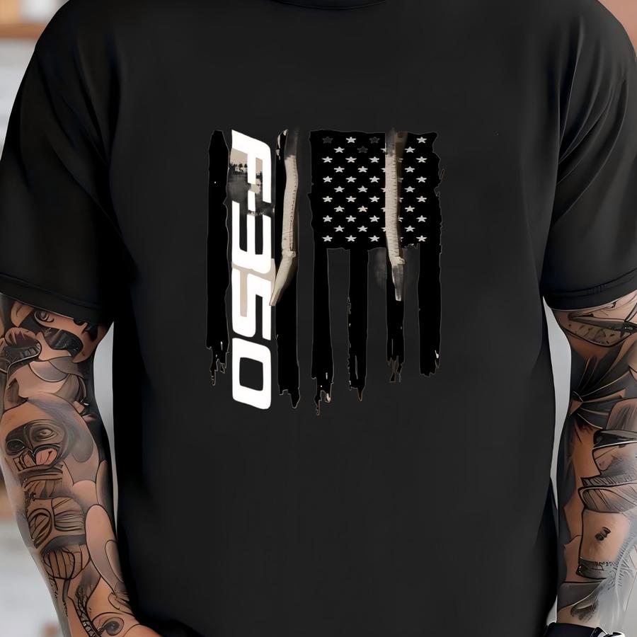 F-350 F350 American Flag Usa Pullover Hoodie T-shirt