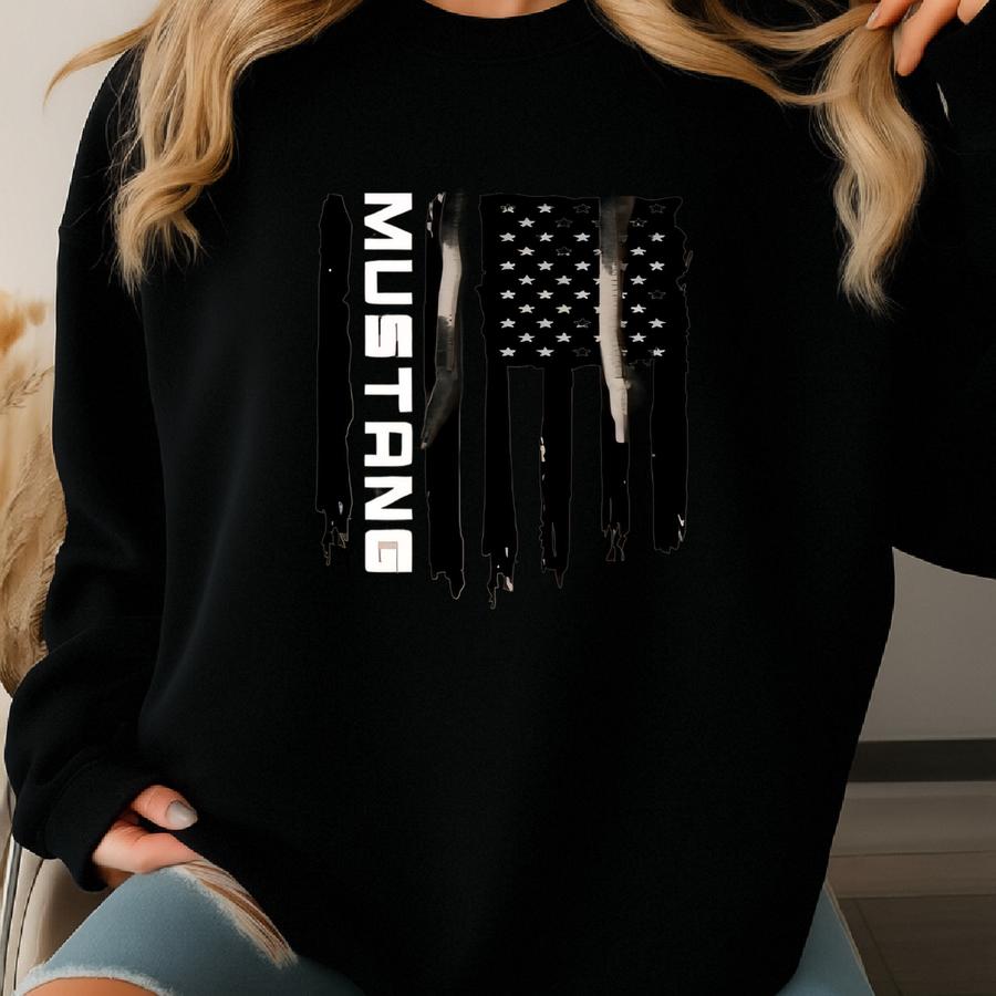 Stang S550 Coyote 5.0 S197 Foxbody American Flag Hoodie Sweatshirt