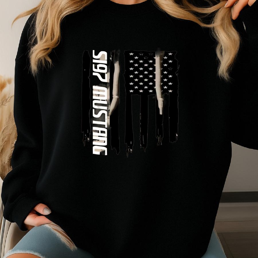 S197 5.0 2.3 American Flag Pullover Hoodie Sweatshirt
