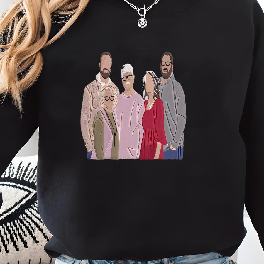 Custom Portrait Sweatshirt, Custom Photo On Sweatshirt , Mothers Day Gift, Fathers Day Gift, Christmas Gift Sweatshirt