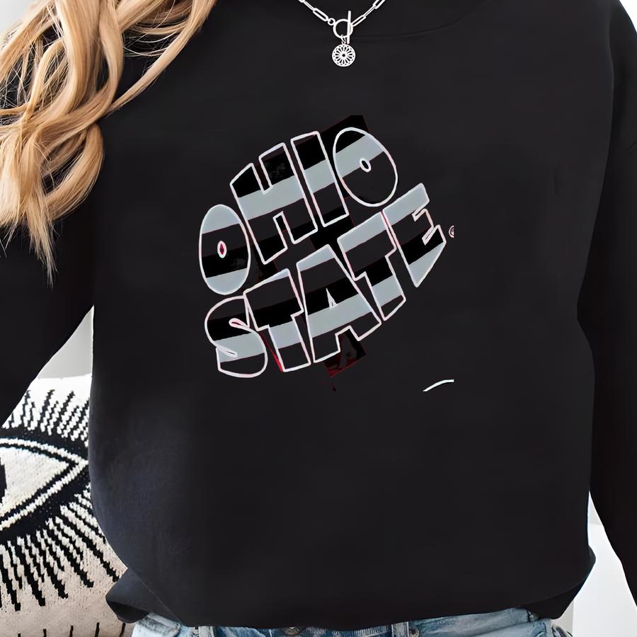 Official Licensed Ohio State University Cotton Quilting Fabrics-ohio State Buckeyes Check Allover Cotton Fabric Sold By The Yard Sweatshirt