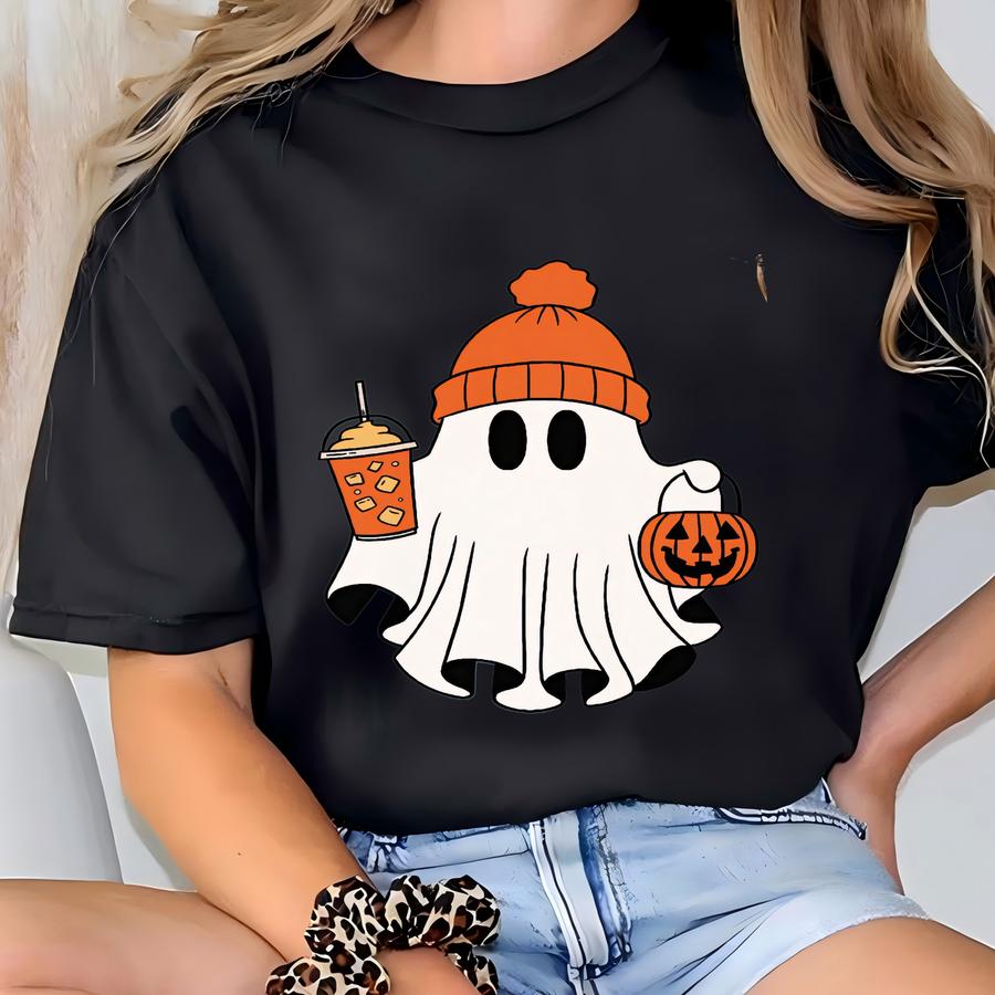 Halloween Ghost Shirt, Spooky Season Tee T-shirt