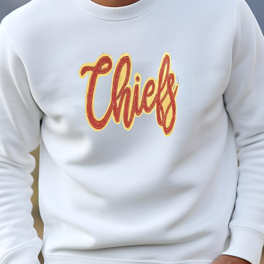 Kc Chief Double Applique Sweatshirt, Kc, Kansas, Swiftie, Taylor Swift, Kansas City, , Travis Kelce, Glitter, Girl Gift, Christmas Sweatshirt Kc Chief Double Applique Sweatshirt, Kc, Kansas, Swiftie, Taylor Swift, Kansas City, , Travis Kelce, Glitter, Girl Gift, Christmas Sweatshirt