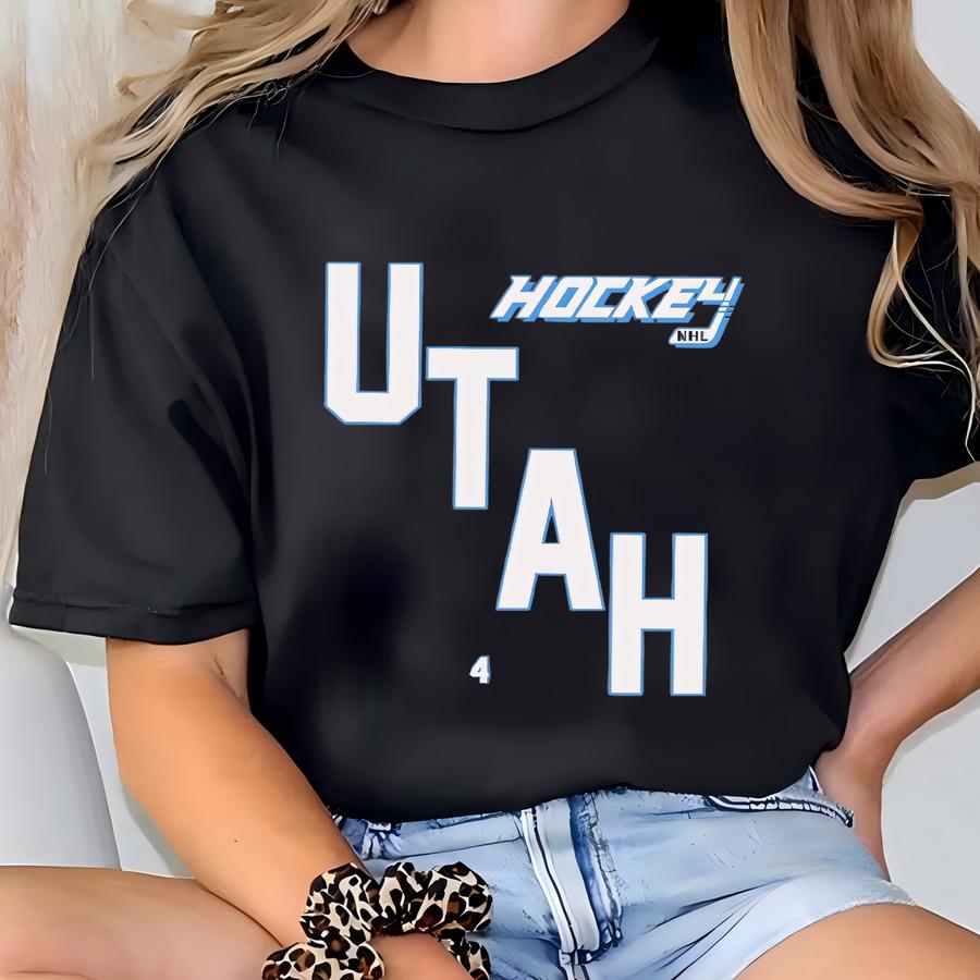 Utah Hockey Vintage Style Sweatshirt, Hockey Team Shirt, Utah Shirt, Gameday Sweatshirt, Utah Hockey Fan Shirt, Hockey Mom T-shirt