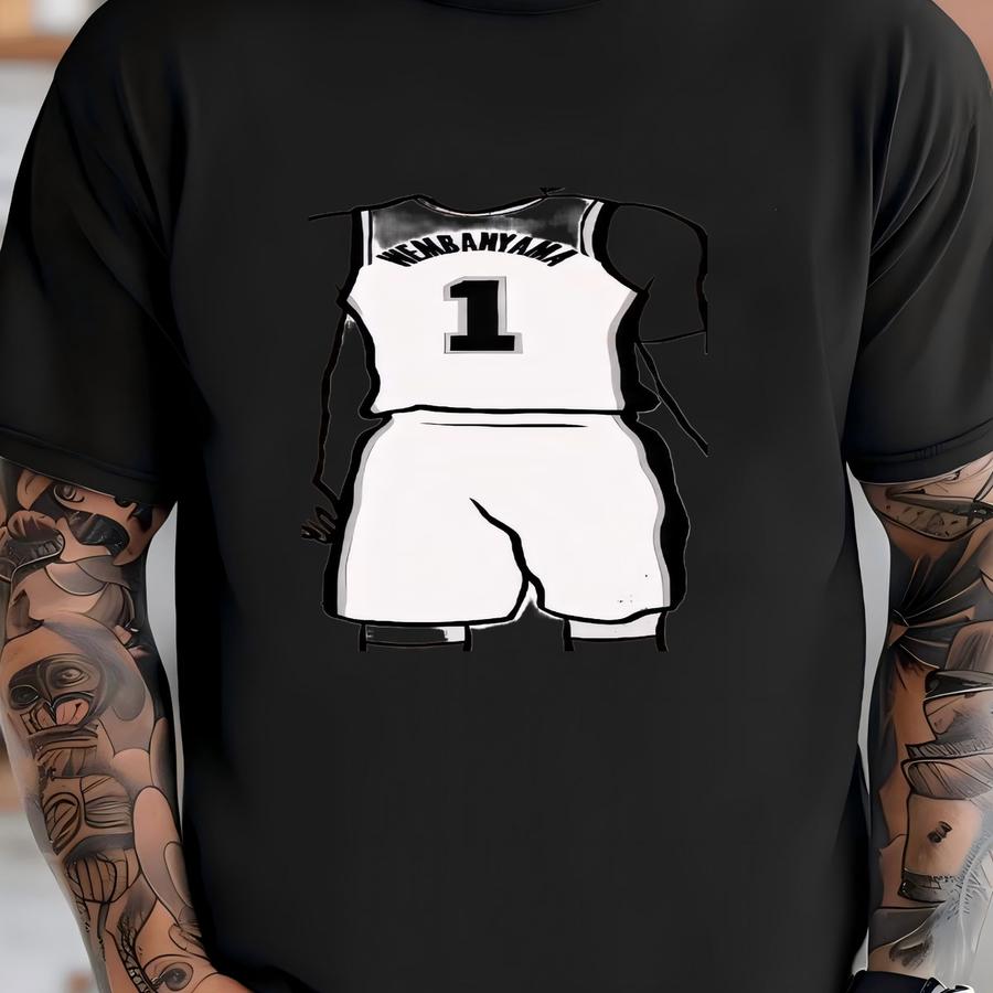 Victor Wembanyama Mirror Goat Glossy Sticker (3”, Water Resistant) Laptop And Phone Decal T-shirt