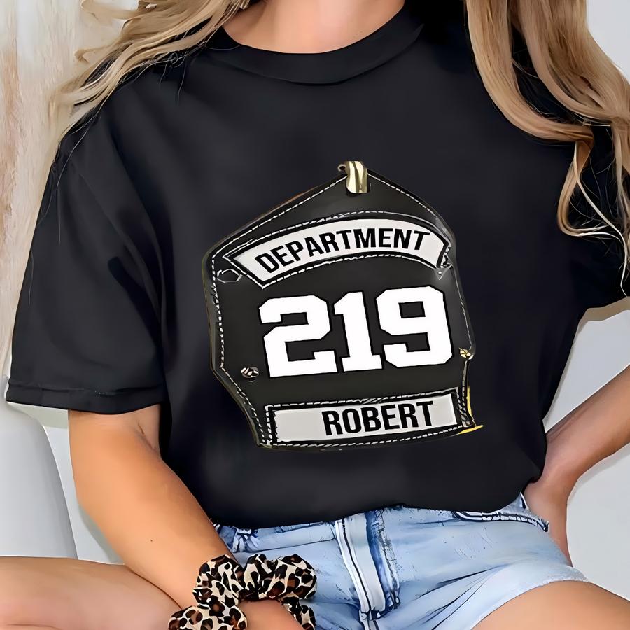 Personalized Firefighter Helmet Christmas Ornament, Custom Acrylic Firefighter Ornament, Unique Firefighter Gift And Tree Decor Keepsake T-shirt