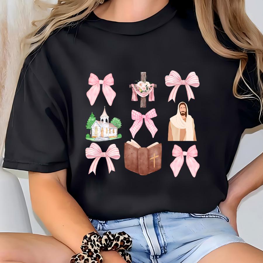 Let Me Tell You About My Jesus Sweatshirt, Coquette Christian Tshirt, Christian Womens Shirt, Jesus Sweatshirt, Gift For Christian Sweater T-shirt