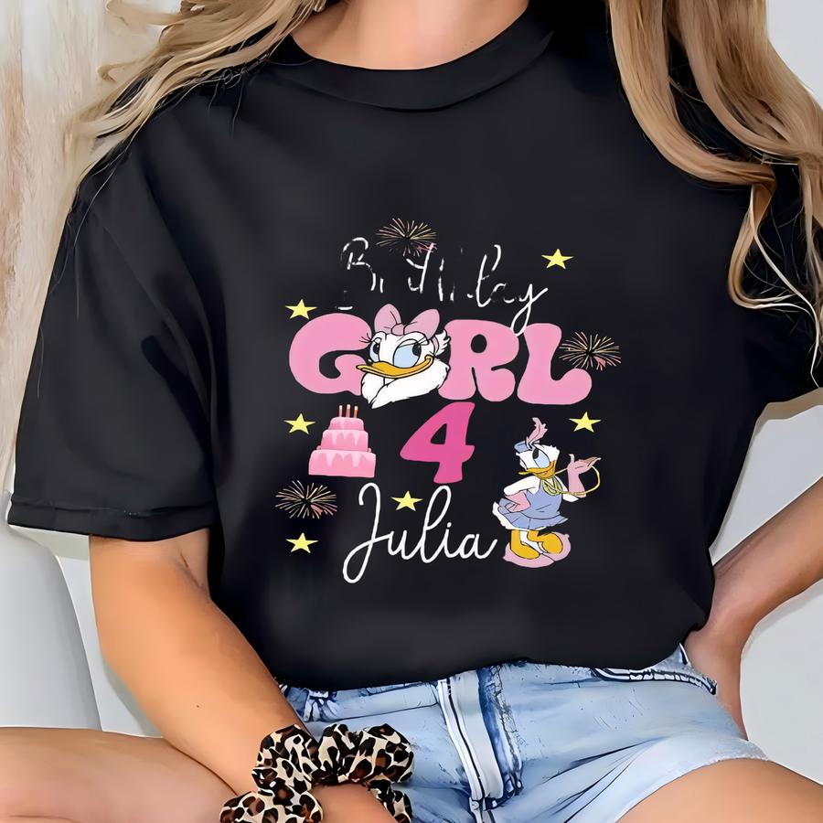 Custom Birthday Girl Shirt, Caracter Birthday Hoodie, In My Birthday Era Tee, Birthday Vacation Shirt, Party Shirt T-shirt