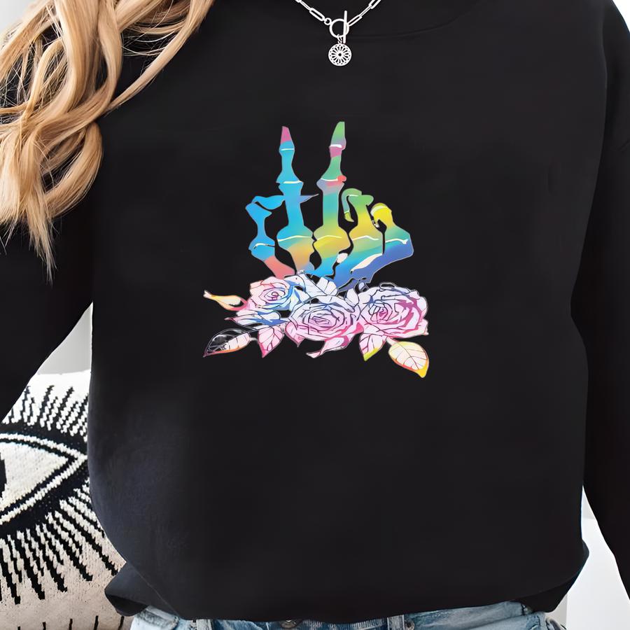 Neon Colors Expensive Difficult Talks Back Sweatshirt, Sarcastic Skeleton Sweater, Hoodie, Snarky Skull Sweatshirt,funny Gift For Her Sweatshirt