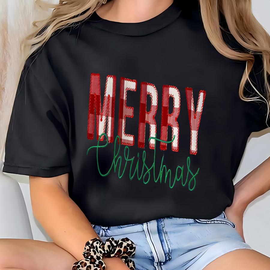 Merry Christmas Sweatshirt, Christmas Pullover T-shirt
