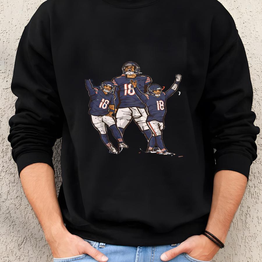Caleb Williams Cartoon Style Chicago Football T-shirt Sweatshirt