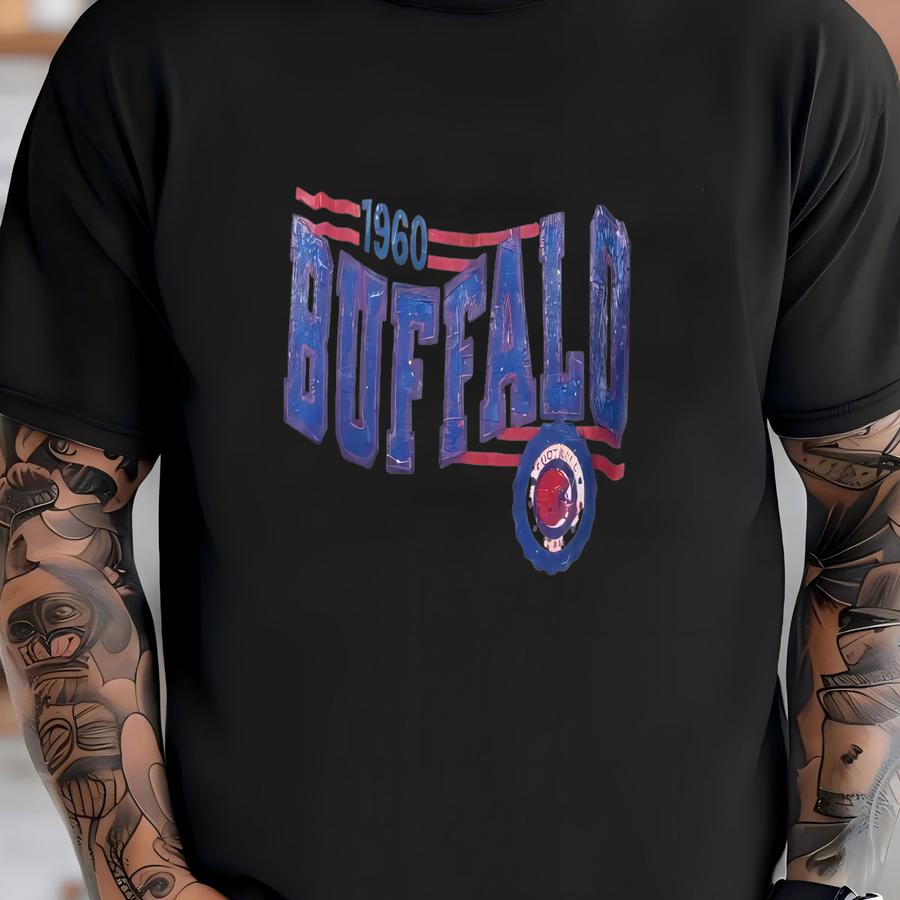 Buffalo Football Retro Cropped Shirt, Vintage Buffalo Bill Crop Top, Throwback Bill Boxy Fit Tee, Women's Buffalo Bill Crop Crewneck Shirt T-shirt