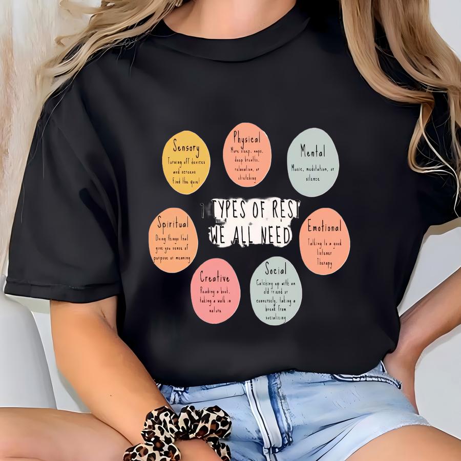 7 Types Of Rest - Poster T-shirt