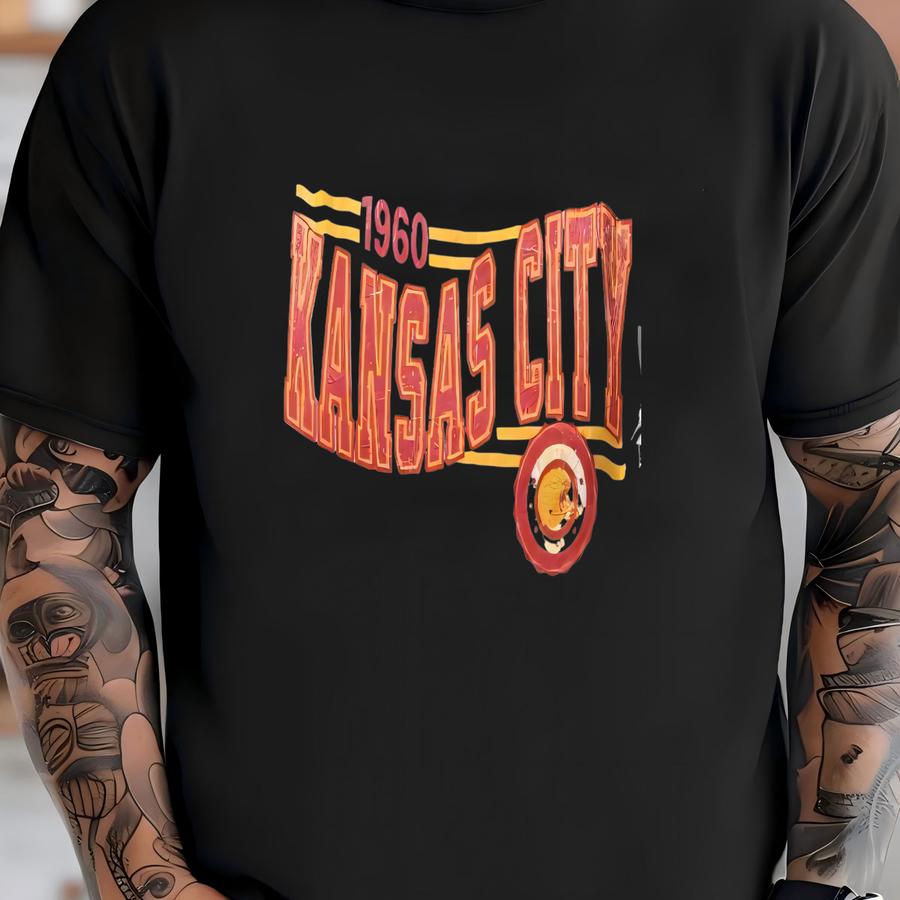 Kansas City Football Retro Cropped Shirt, Vintage Kansas City Chief Crop Top, Throwback Chief Boxy Fit Tee, Womens Chief Crop Crewneck Shirt T-shirt