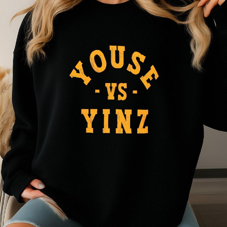 Youse Vs Yinz Shirt, Pittsburgh Shirt, Football Game Day Shirt, Pittsburgh Tailgate Apparel, Funny Football Shirt, Battle Of Pennsylvania Sweatshirt
